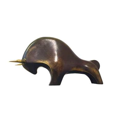 Bull Bronze Sculpture thumb