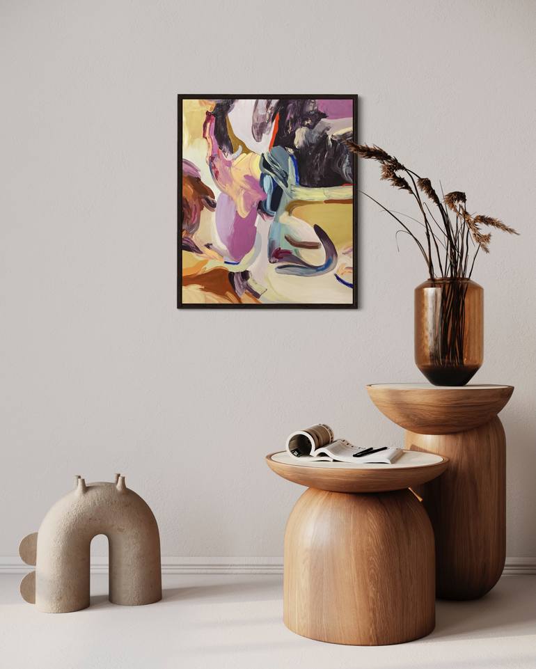 Original Abstract Landscape Painting by Ana Costov