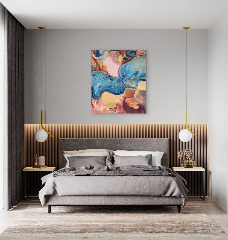 Original Abstract Expressionism Abstract Painting by Ana Costov