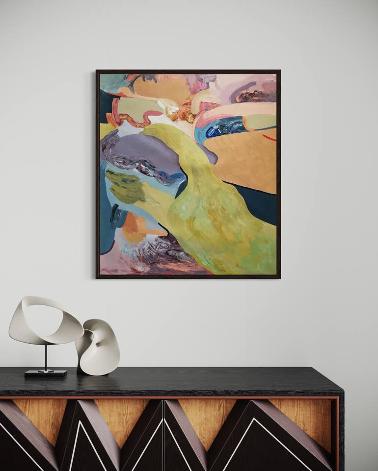 Original Abstract Expressionism Abstract Painting by Ana Costov