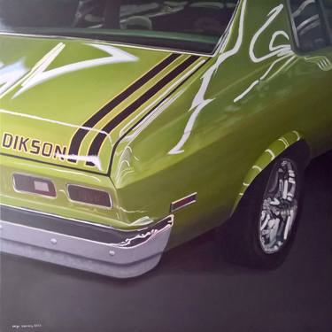 Original Conceptual Automobile Painting by Serge Zapasny