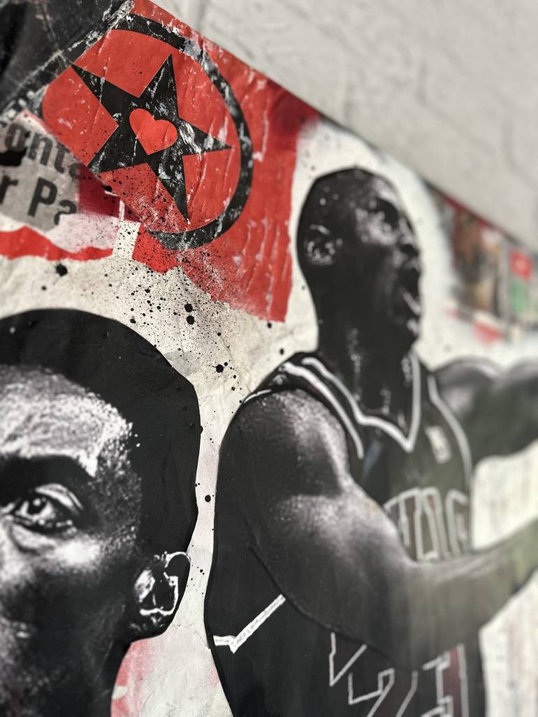 Original Street Art Sports Mixed Media by Leo Rebella