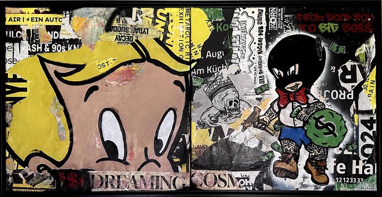 Original Cartoon Mixed Media by Leo Rebella