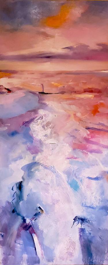 Original Impressionism Landscape Paintings by Claudia Kusznirczuk