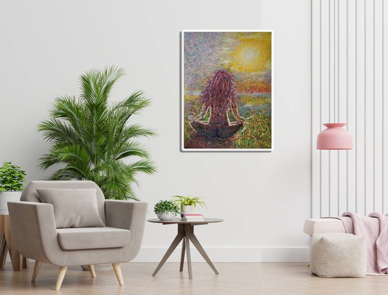 Original Figurative Abstract Painting by Valerie Kraplia