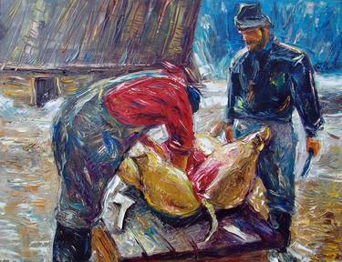 Original Food Paintings by Andrejs Bovtovičs
