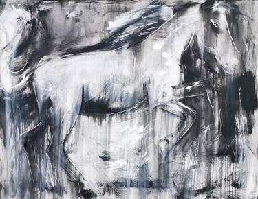 Print of Fine Art Horse Paintings by Andrejs Bovtovičs