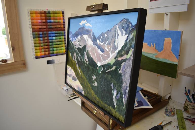 Original Illustration Landscape Painting by William Fitzgerald