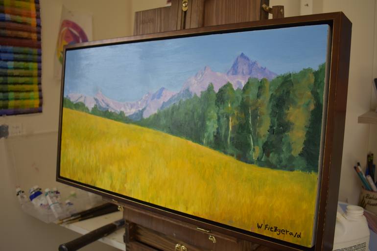 Original Expressionism Landscape Painting by William Fitzgerald