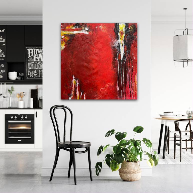 Original Abstract Expressionism Abstract Painting by Rachel Hayhurst