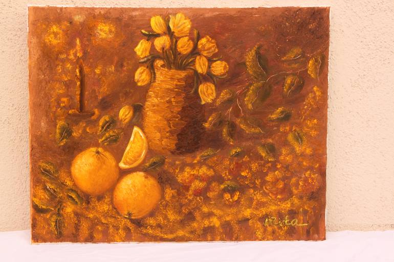 Original Still Life Painting by RITA ABRAMIAN