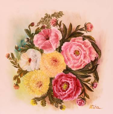 Original Floral Paintings by RITA ABRAMIAN