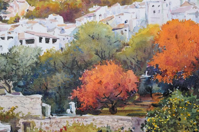 Original Figurative Landscape Painting by Francisco Molina Balderas