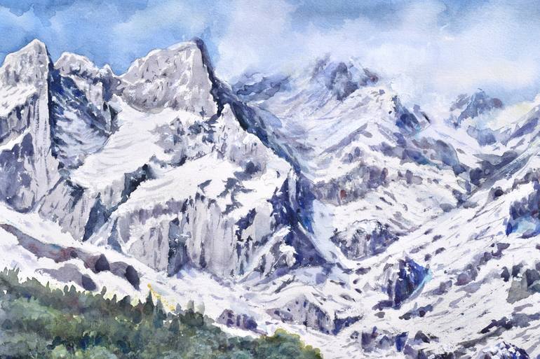 Original Figurative Landscape Painting by Francisco Molina Balderas