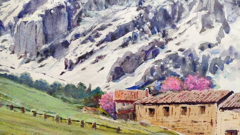 Original Figurative Landscape Painting by Francisco Molina Balderas