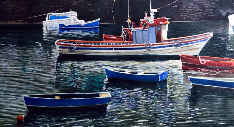 Original Figurative Landscape Painting by Francisco Molina Balderas