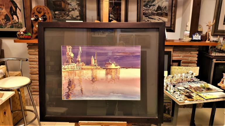 Original Figurative Seascape Painting by Francisco Molina BALDERAS