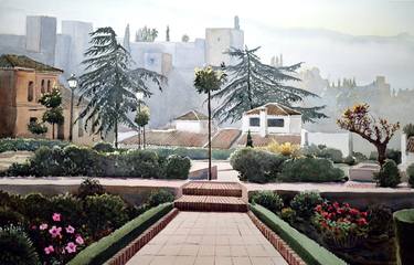 Original Figurative Landscape Paintings by Francisco Molina BALDERAS