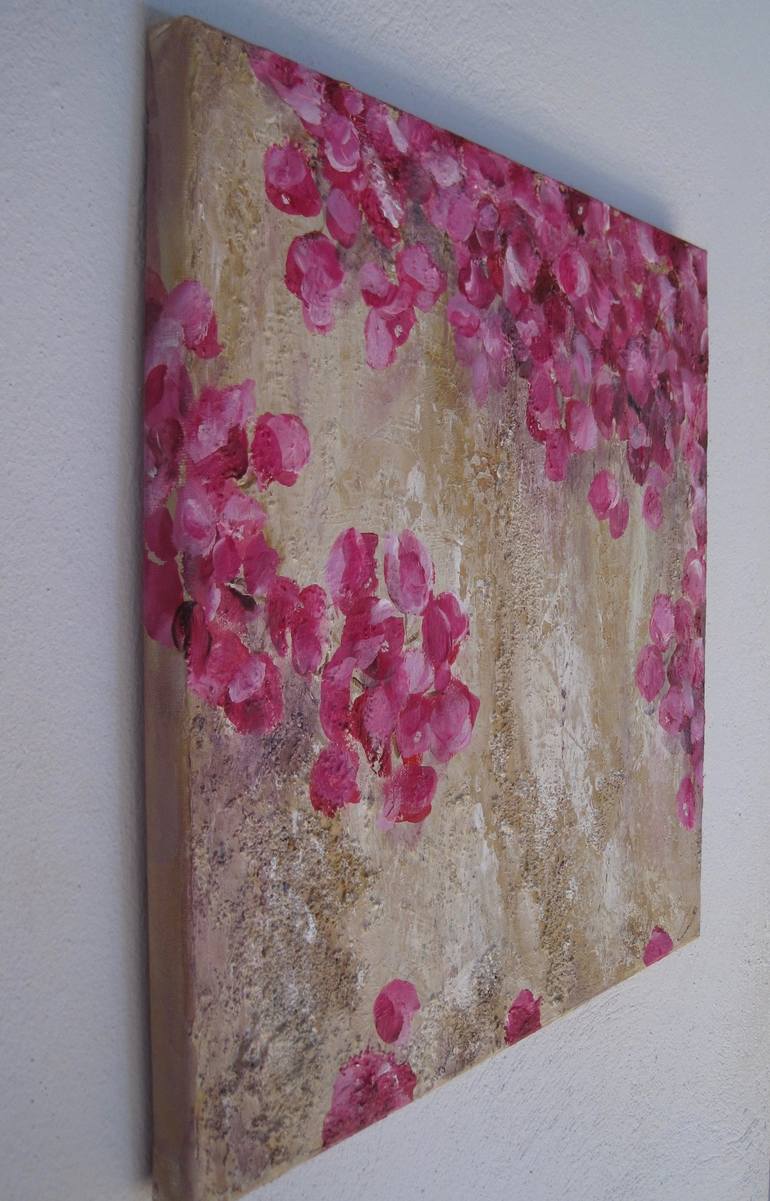 Original Abstract Floral Painting by Cornelia Fehrenbach