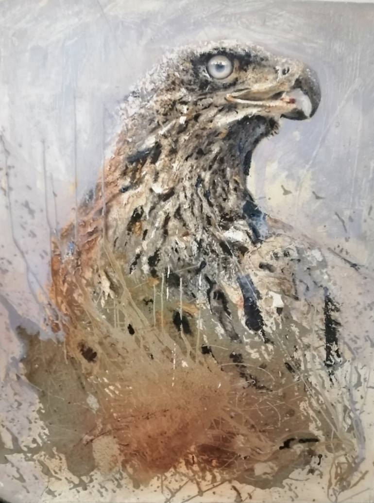 Eagle Painting by Georges Rossi | Saatchi Art