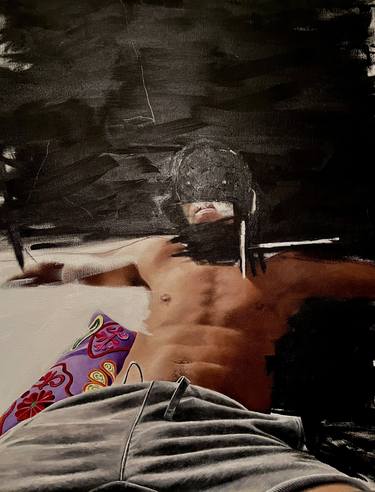 Original Figurative Men Paintings by Tracey Johnson