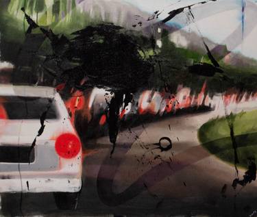 Original Expressionism Car Paintings by Tracey Johnson