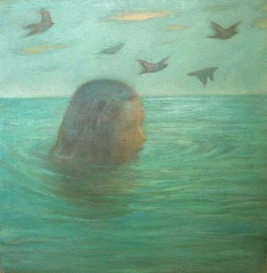 Print of Figurative Water Paintings by Celeste Paulick