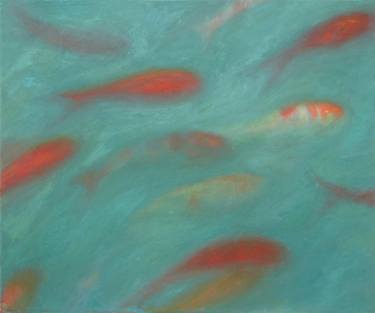 Print of Impressionism Fish Paintings by Celeste Paulick