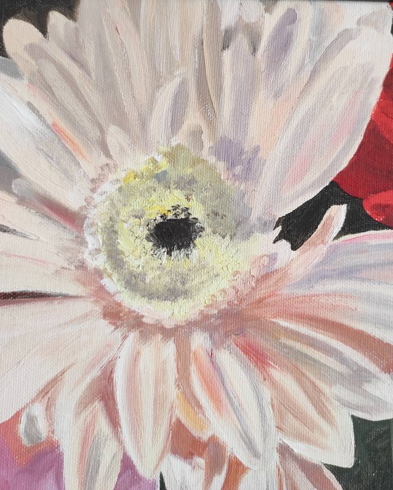 Original Realism Floral Painting by Deena Lari