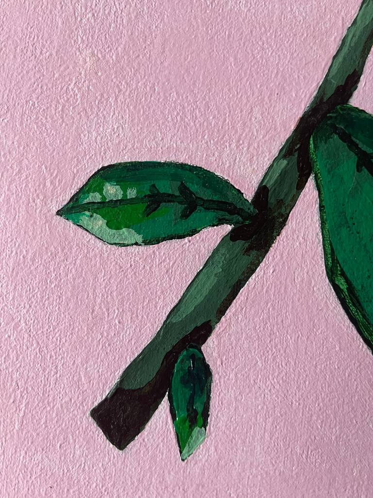 Original Abstract Botanic Painting by Olena Timanovska