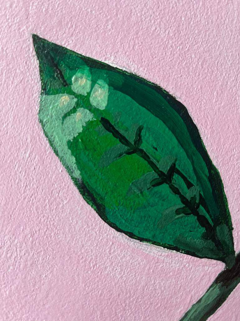 Original Abstract Botanic Painting by Olena Timanovska