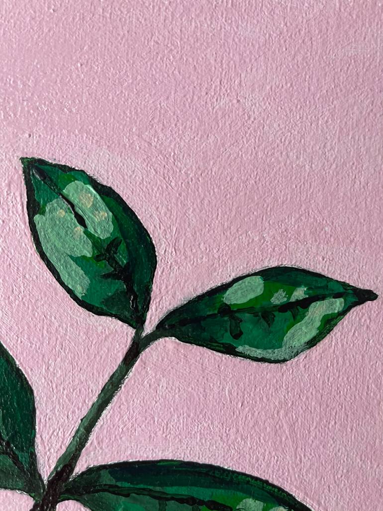 Original Abstract Botanic Painting by Olena Timanovska