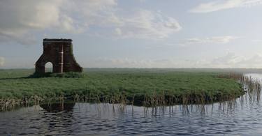 Abandoned Wall in the Countryside thumb