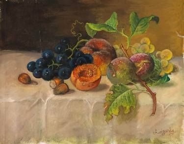 still life with fruites copied after emilie preyer thumb