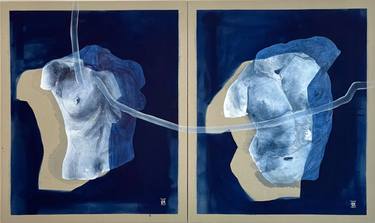 Original Contemporary Body Paintings by Qaid Holman