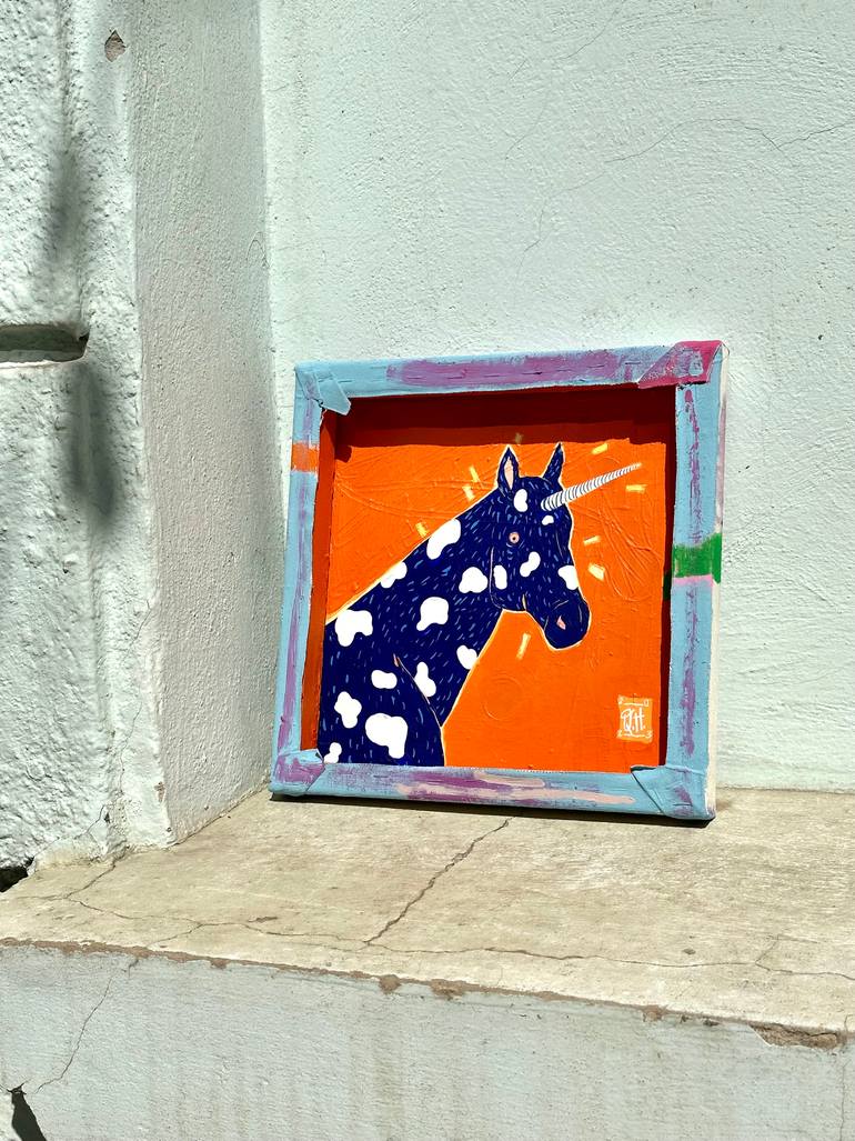 Original Illustration Animal Painting by Qaid Holman