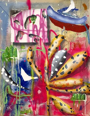 Original Abstract Painting by Qaid Holman