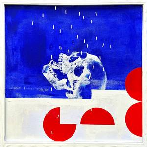 Skull art deco