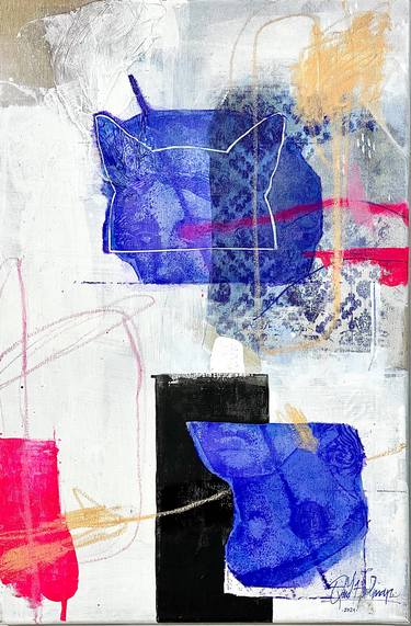 Print of Abstract Portrait Paintings by Qaid Holman