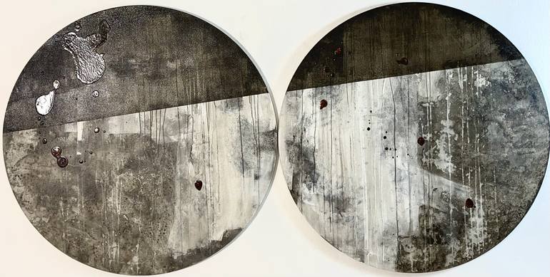 Original Modern Abstract Paintings by Qaid Holman