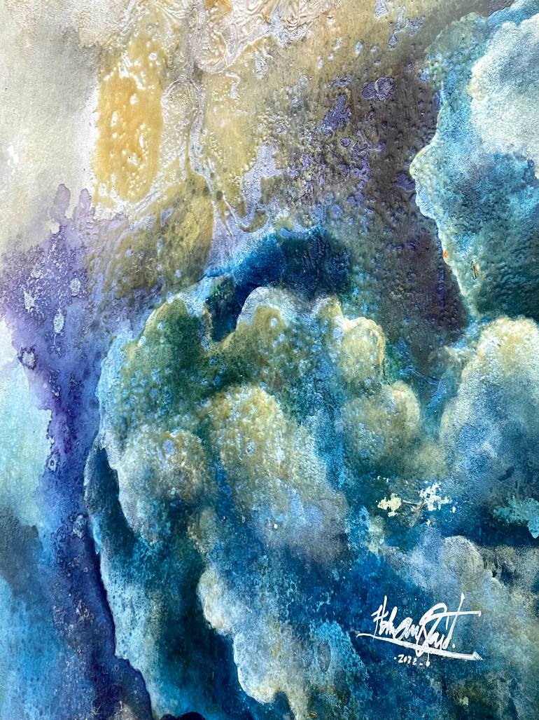 Original Modernism Abstract Painting by Qaid Holman