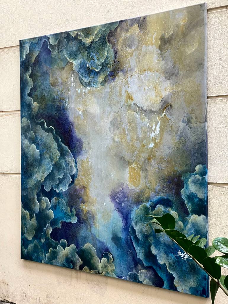 Original Modernism Abstract Painting by Qaid Holman