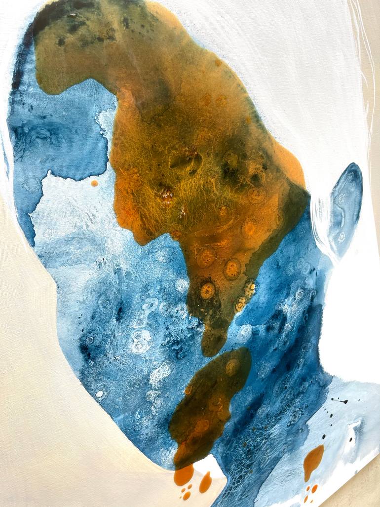 Original Abstract People Painting by Qaid Holman