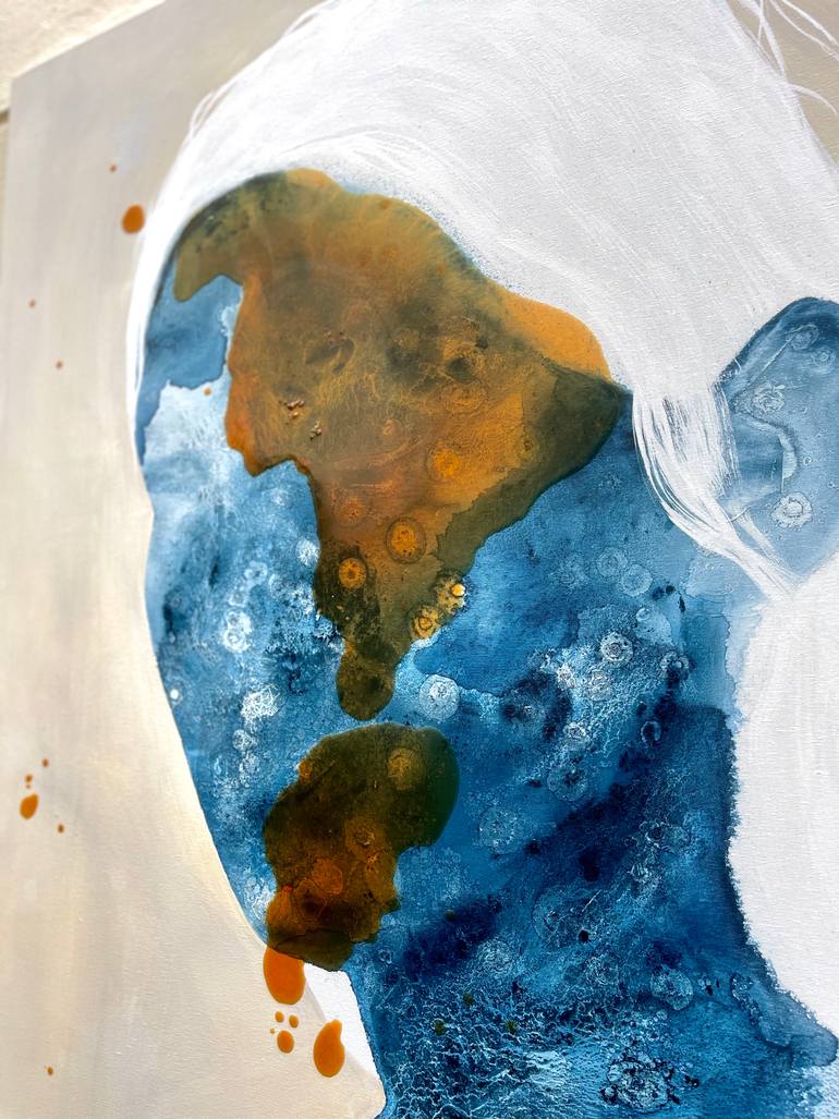 Original Abstract People Painting by Qaid Holman