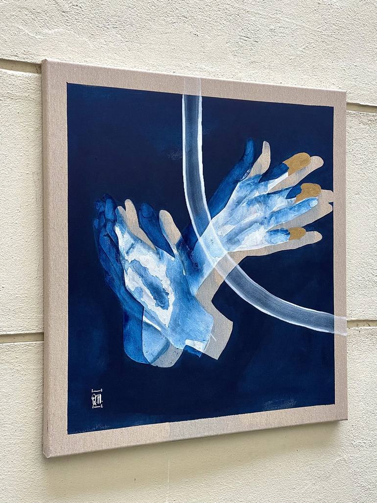 Original Contemporary Body Painting by Qaid Holman