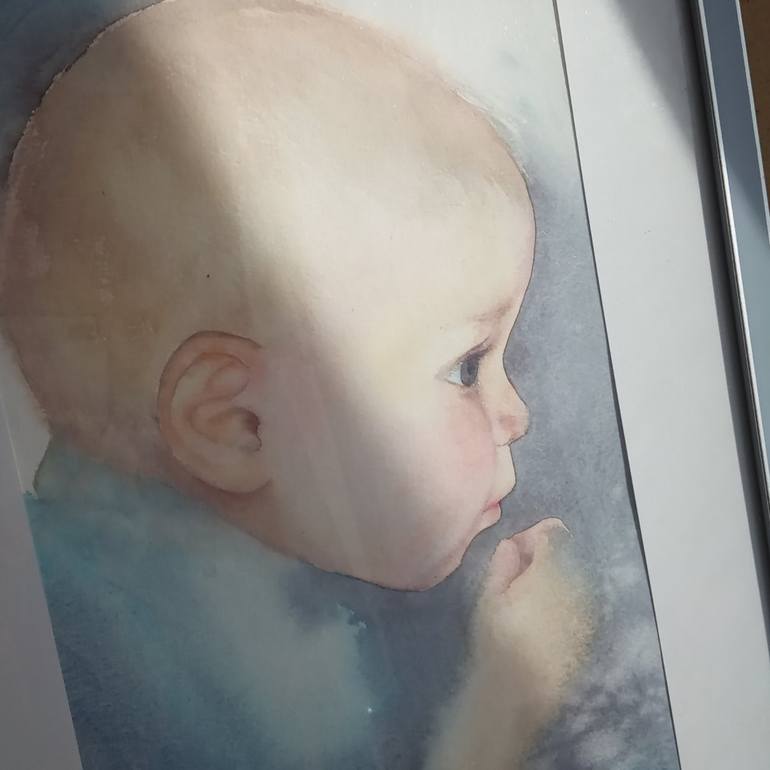 Original Illustration Children Painting by Oksana Duchenchuk