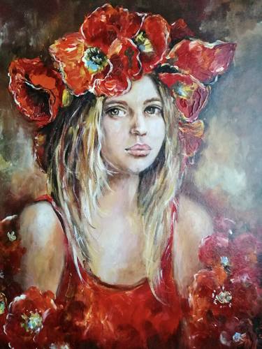 Original Portraiture Portrait Paintings by Bernadeta Pewniak