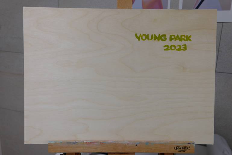 Original Expressionism People Painting by Young Park