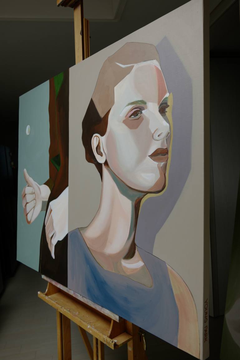 Original Contemporary People Painting by Young Park