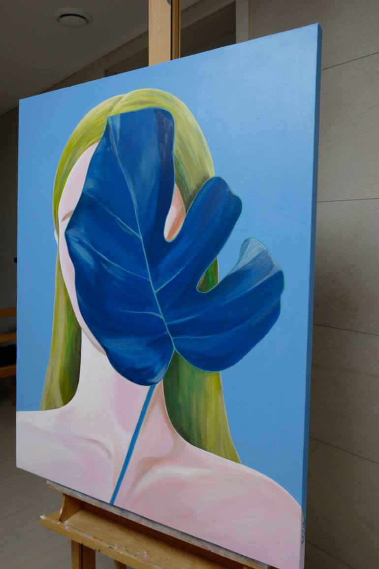 Original Contemporary Portrait Painting by Young Park